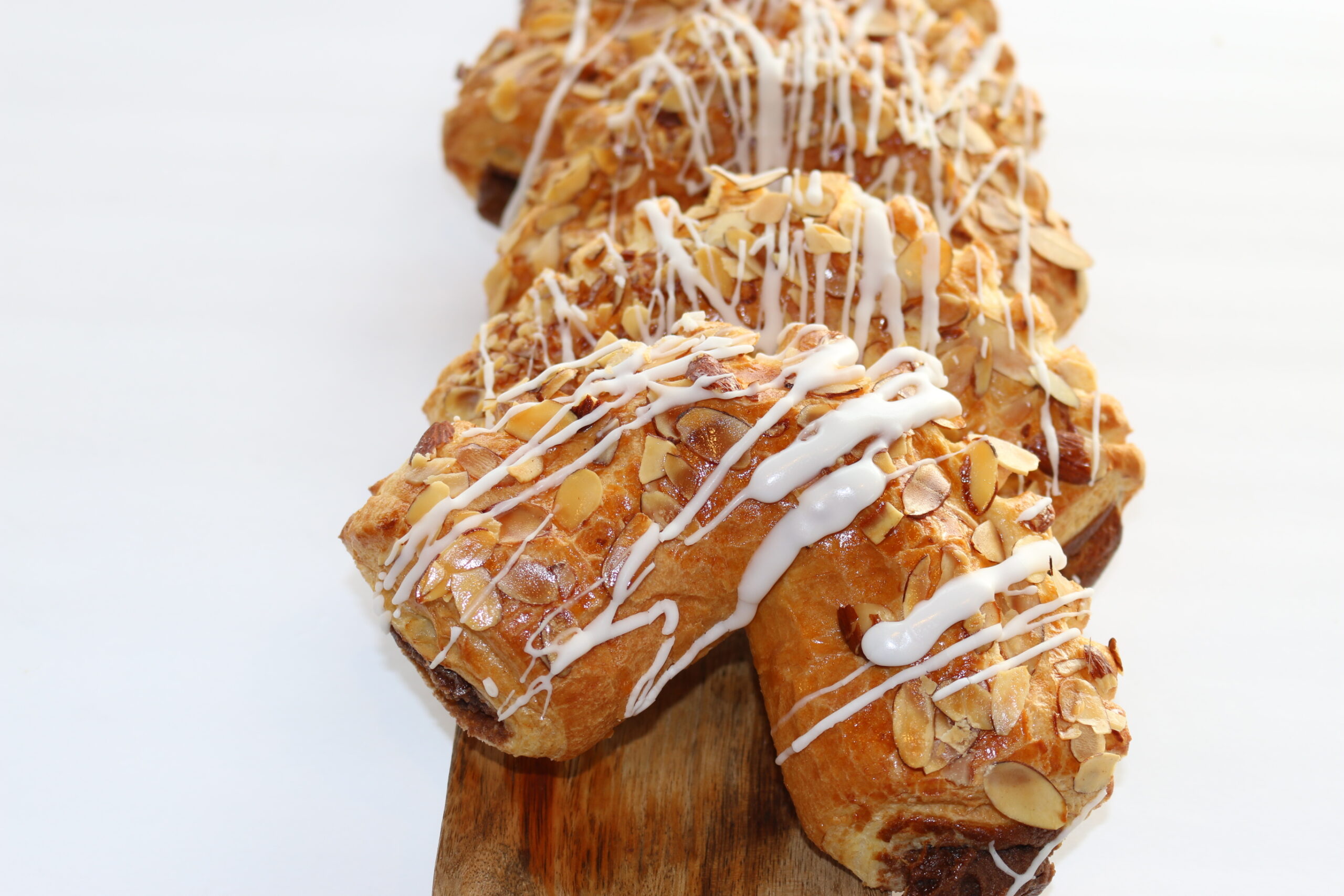 Glazed fresh-baked pastry